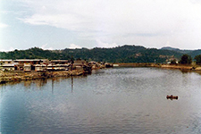 'Shit' River on the way to town