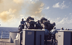 1972 Transiting to Westpac - Gun Pratice