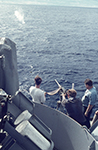 1972 Transiting to Westpac - 50 caliber machine gun