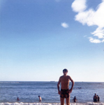 Crew at the beach
